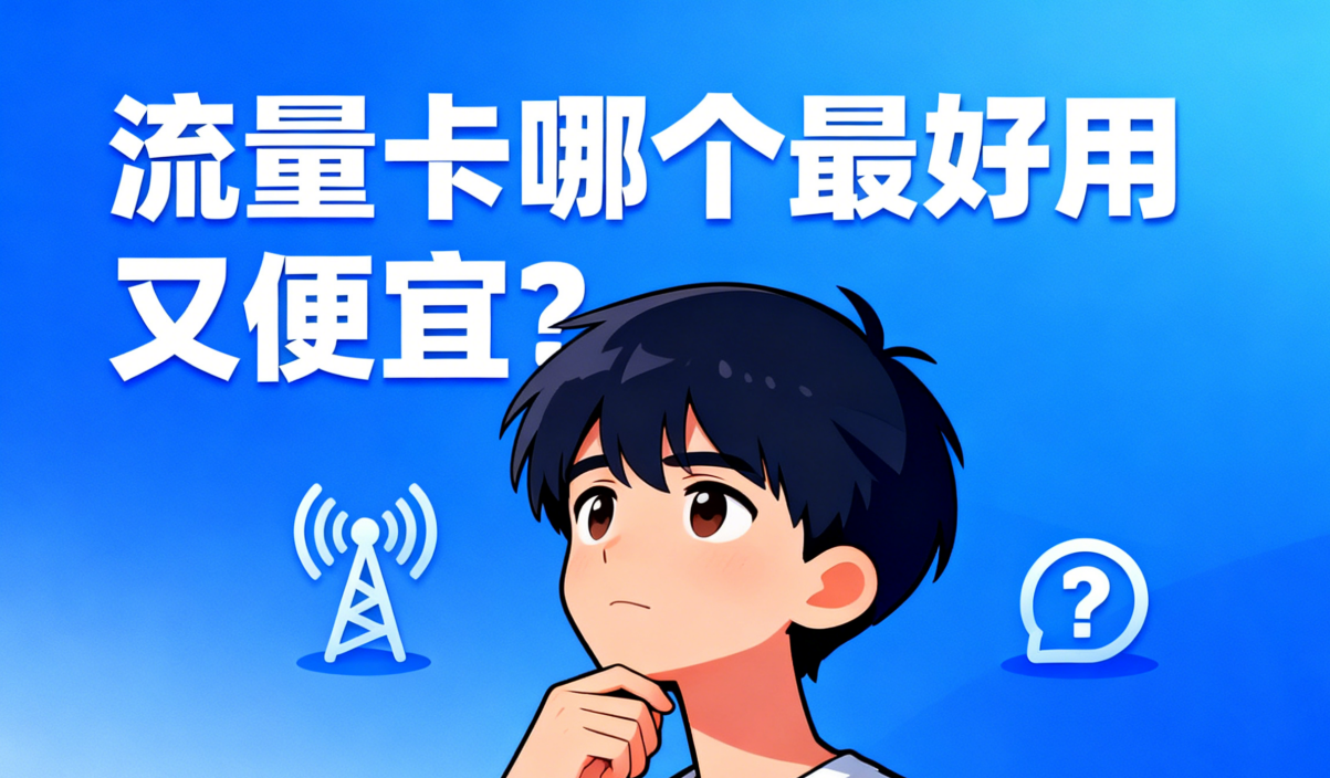 流量卡哪个最好用又便宜？2025年全网移动/联通/电信高性价比流量卡推荐排行榜